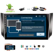 2 Din 10.1″ Car Stereo Android 7.1 Quad-core Autoradio GPS Navigation Support SWC/FM/AM Radio/USB/Bluetooth+Free Wireless Camera