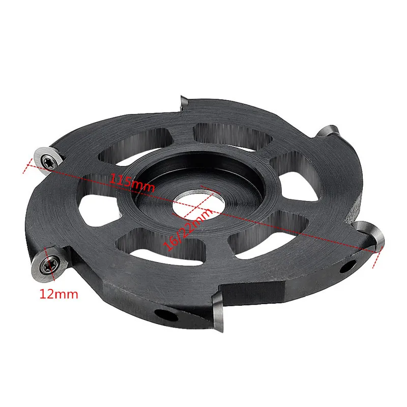 

New 115mm Wood Carving Disc 6 Round Carbide Inserts Angle Grinder Disc Wood Shaping Disc Woodworking Cutting Disc