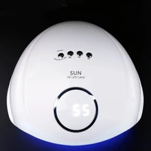 SUN5S 48 Вт УФ светодиодный светильник для ногтей с умным таймером Набор для ногтевой фототерапии сушки всех гелевых маникюрных машин автоматическое распознавание сушилка