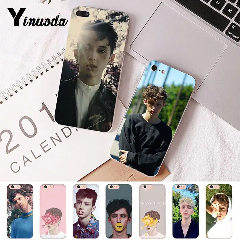 

Yinuoda Troye Sivan TPU Soft Phone Case Cover for iPhone 8 7 6 6S Plus X XS MAX 5 5S SE XR 10 Cover Coque Shell