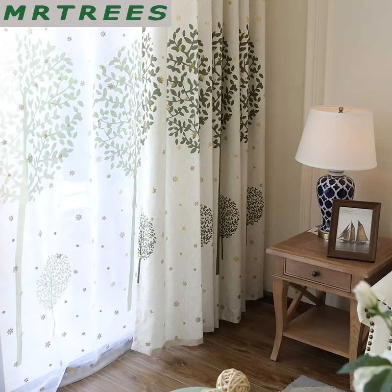 MRTREES Modern blackout Curtains for bedroom Printing ... on {keyword}