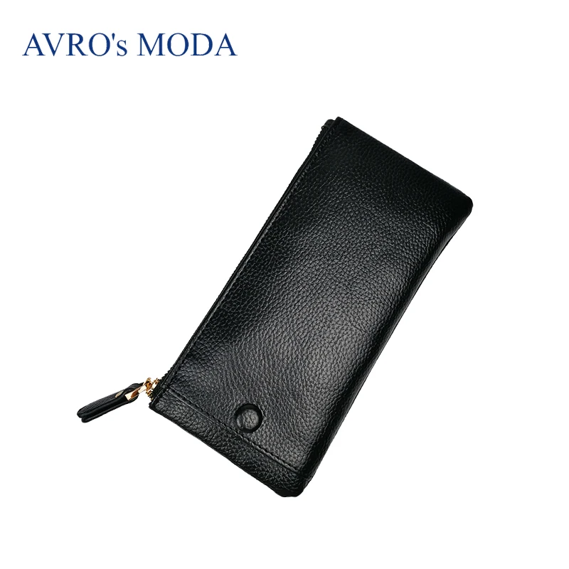 

AVRO's MODA Brand PU leather long wallet for women 2019 ladies hot sale zipper purse coin phone pocket clutch strap money bags