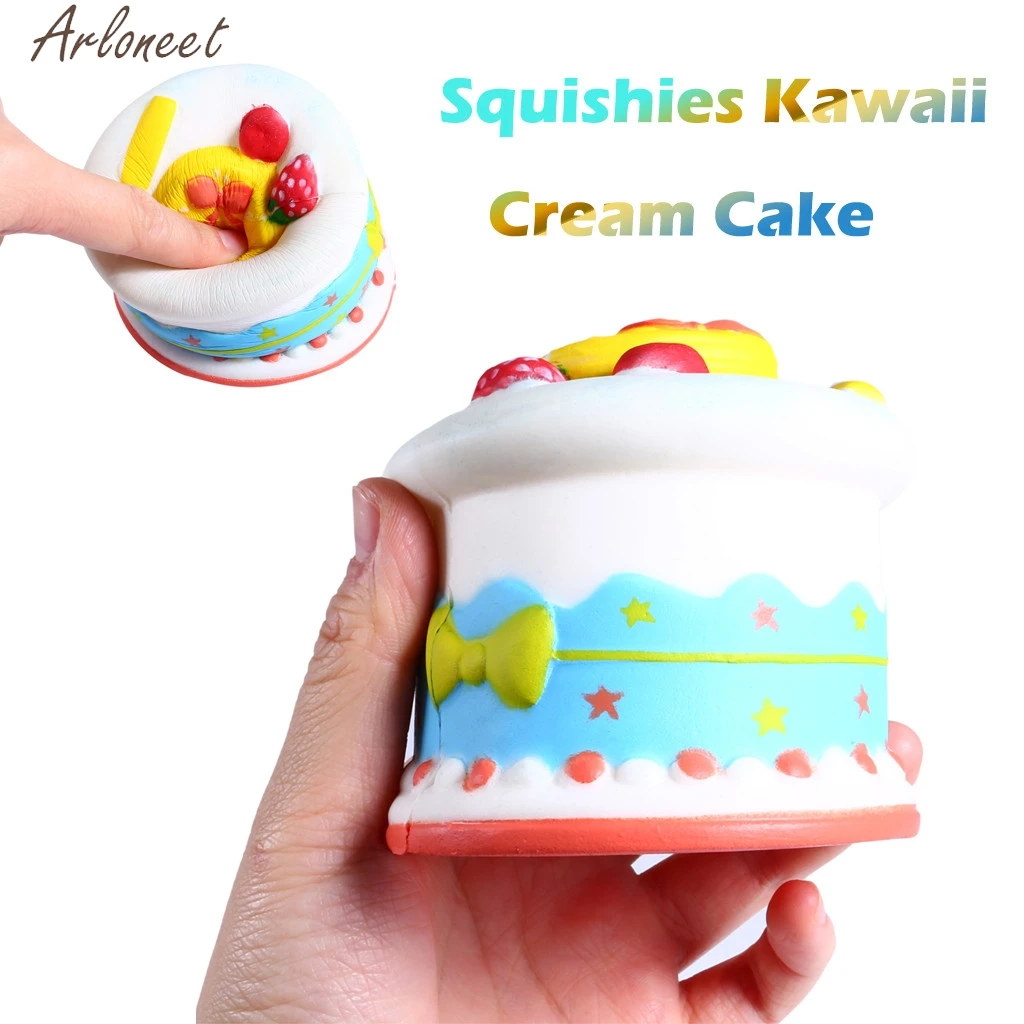 Squishies мягкий Kawaii как на рисунке крем торт замедлить рост облегчить стресс игрушка 19Fer16