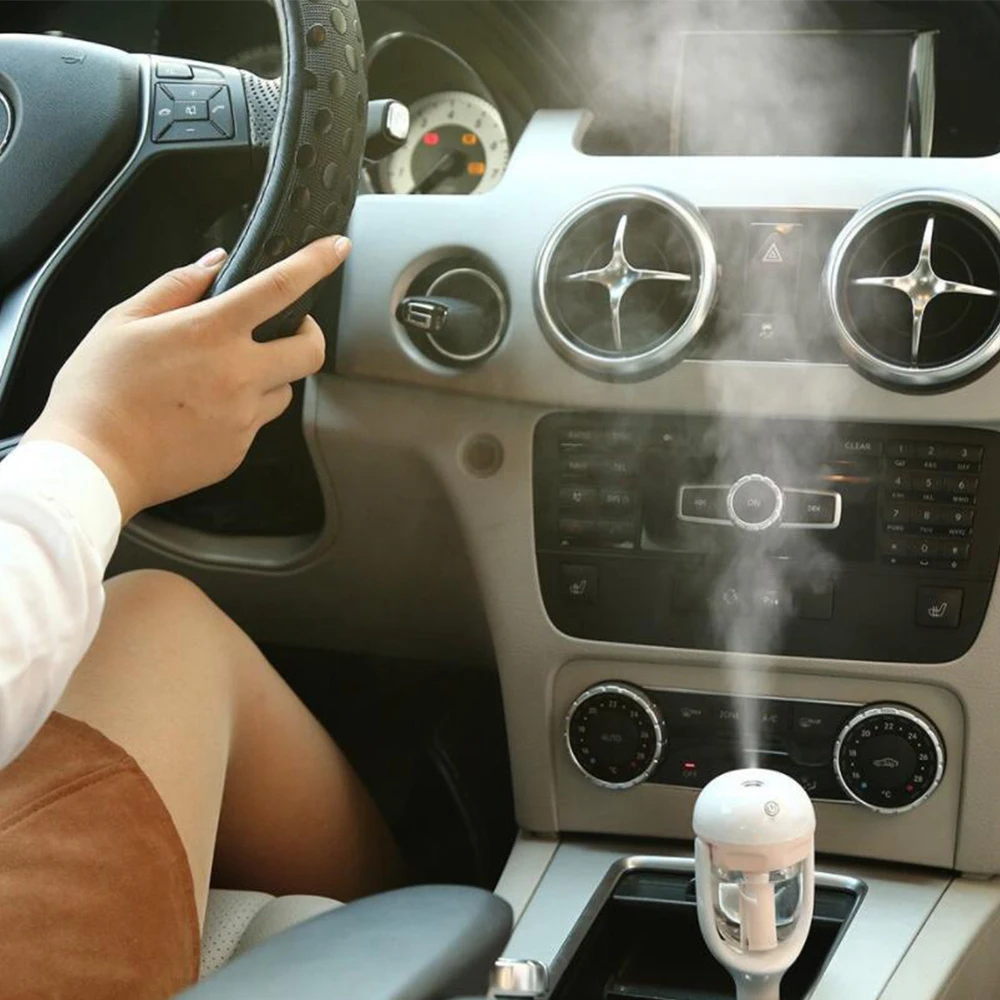 

Mini Car Air Humidifier Diffuser Essential Oil Ultrasonic Aroma Mist Purifier Car Diffuser Essential Oil FR Stock