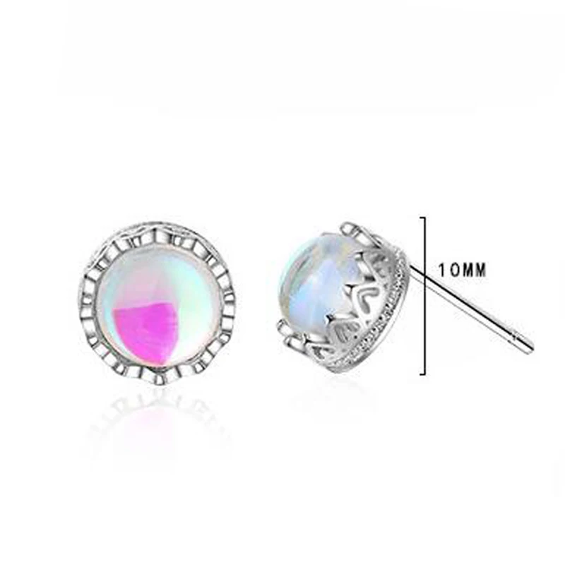moon stone stud earrings women (4)