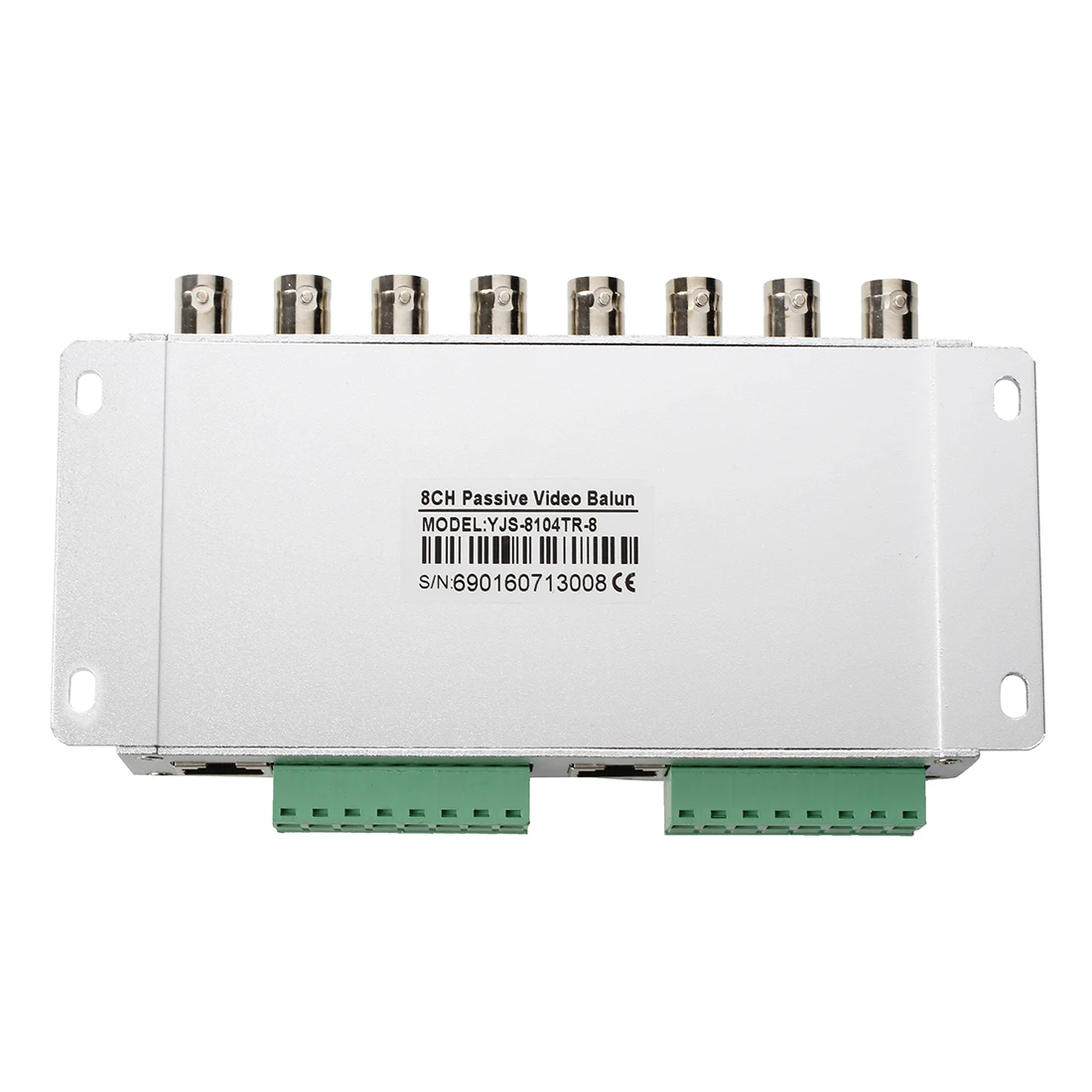 

2 Packs 8 Channel Passive Video CCTV Transmitter Balun BNC Female RJ45 Cat5 UTP