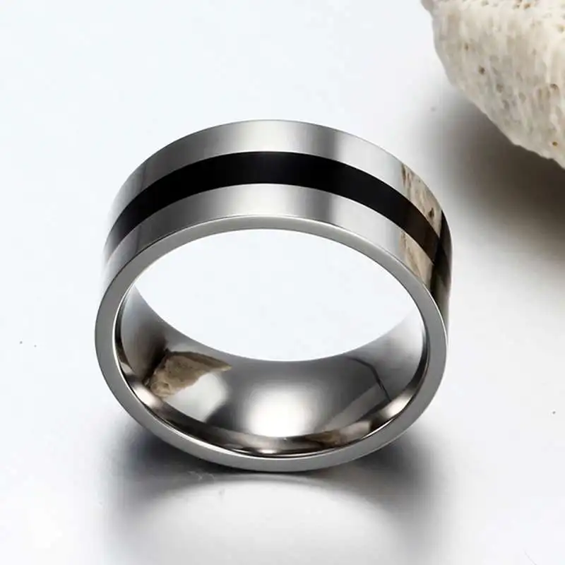 2025 Fashion Style Hochwertiger Ring aus Titan-Edelstahl für Männer und Frauen, cooler Retro-Ring aus Silber_voghion.com