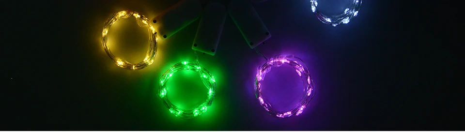 5M 50 LED 3XAA Battery Operated LED String Lights for Xmas Garland Party Decoration Christmas Fairy Lights LED string holiday decoration Waterproof outdoor_11