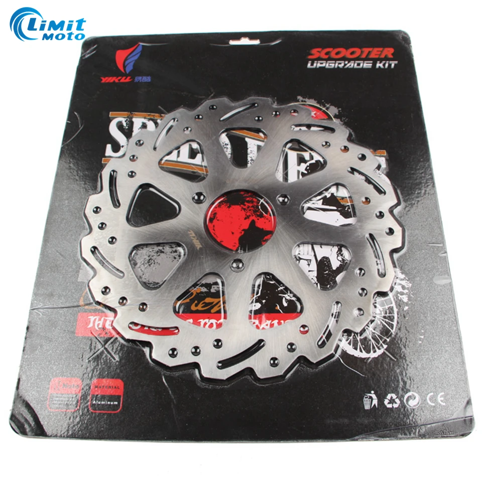 

Universal 3 holes Stainless steel Hole to hole 7cm Outside diameter 220/260mm Floating discs Rapid cooling motorcycle brake disc