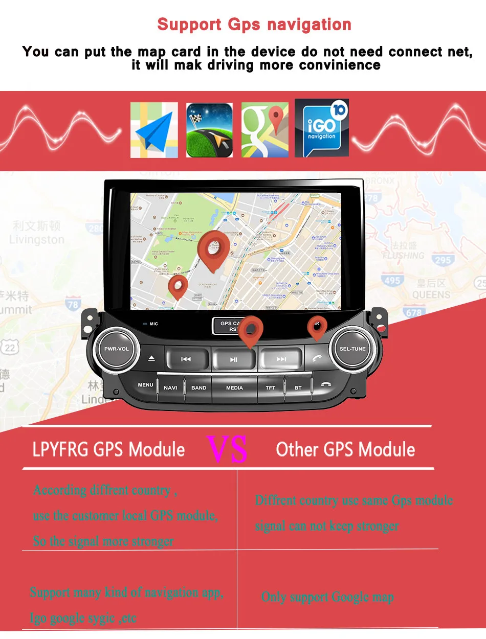 Perfect 8" Octa core Android 9.0 4G+64G Car DVD player Auto Stereo unit GPS navigation for CHEVROLET MALIBU 2013 2014 2015 Satnav System 6