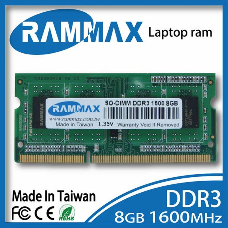 Ноутбук DDR3 Ram 2GB | 4GB | 8GB PC3-12800 памяти SO-DIMM1600Mhz без ECC 204pin/CL11 Высокая совместимость со всеми материнскими платами ноутбука