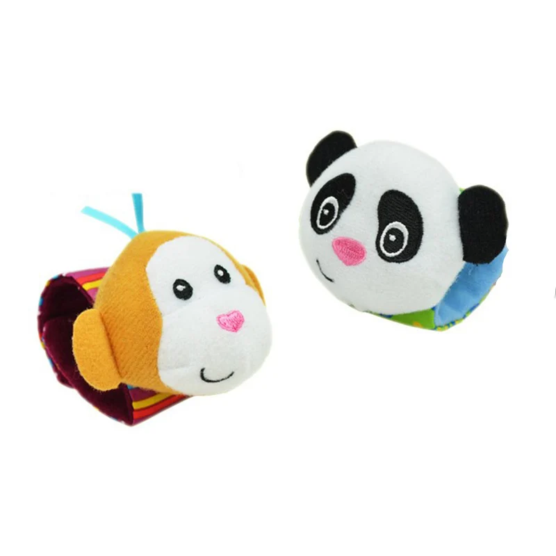 Baby rattle educational toys 0 12 months Garden Bug Wrist and Foot Socks Animal Cute Cartoon 5