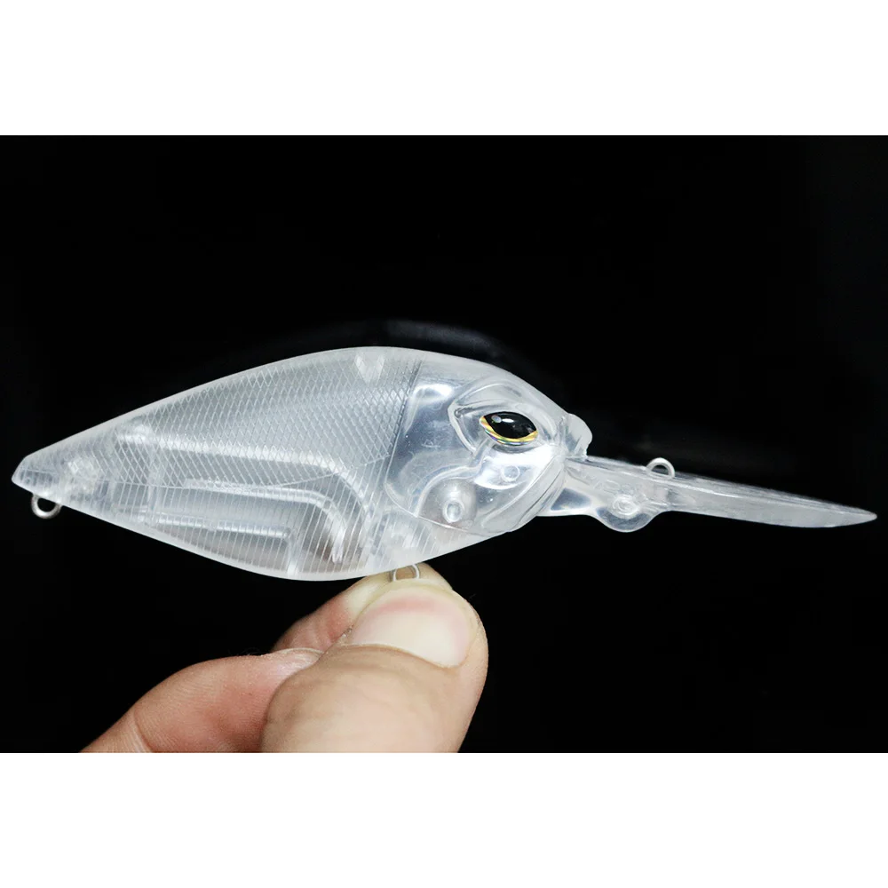 GYFISHING 10 Pcs Unpainted Fishing High Quality Deep Diving Crankbaits