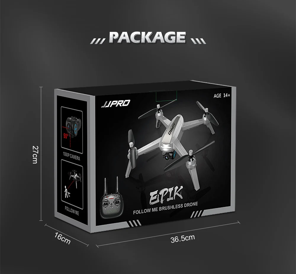 JJRC JJPRO X5 бесщеточный Радиоуправляемый Дрон GPS 5G WiFi FPV 1080P камера Smart Follow Mode 6 Axis Gyro
