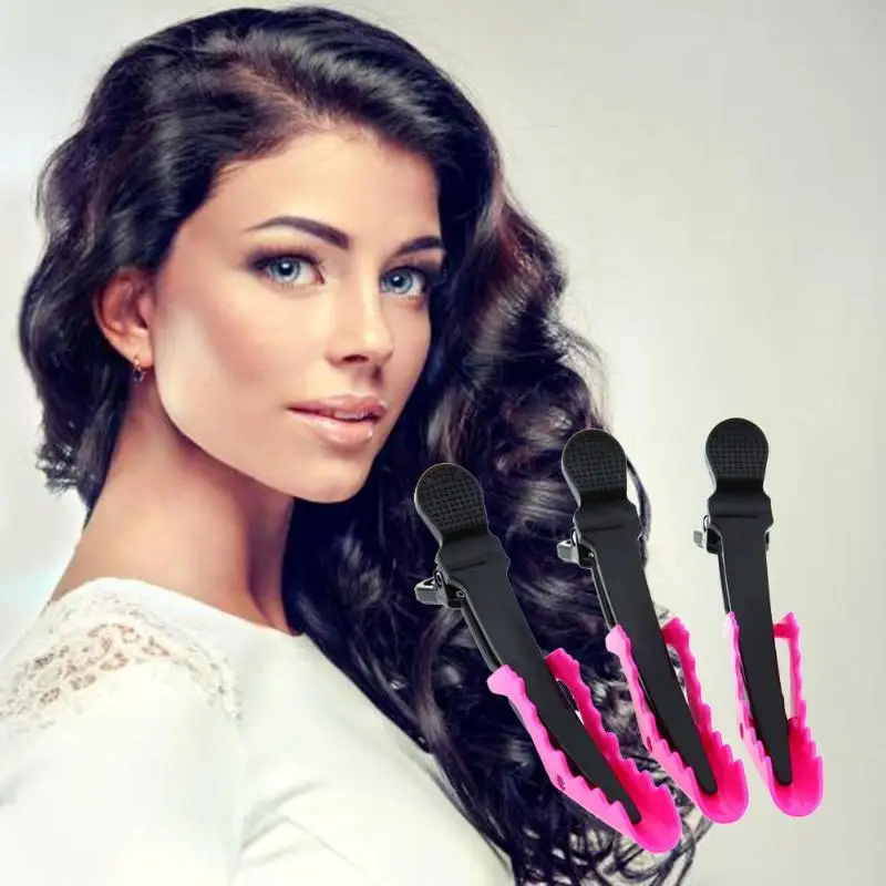 

10pcs Hair Clips Mouth Professional Hairdressing Beak Sectioning Duckbill Clips Crocodile Hairpins Salon Hair Care Styling Tools