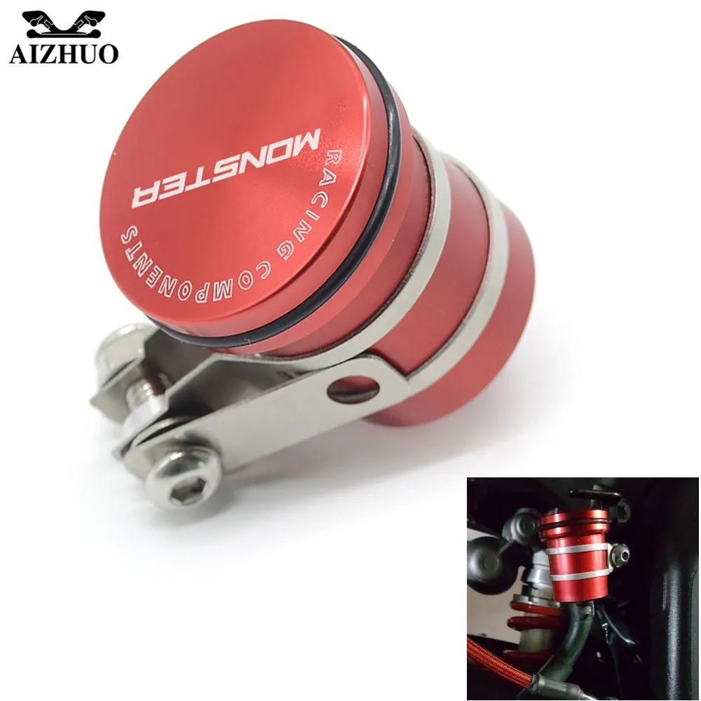 For DUCATI 400 695 696 MONSTER 796 MONSTER M400 M600 Universal Billet Rear Brake Clutch Tank Motorcycle Fluid Reservoir Oil Cup