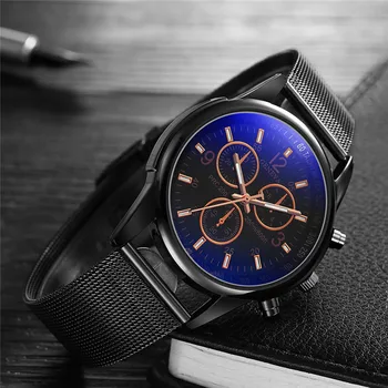 

Brand Geneva Men Watch Ultra Thin Stainless Steel Clock Male Blue Glass Sport Watch Men Wrist Watch relogio masculino relojes