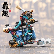 Большой дизайн Дом шаблон татуировки лайнер 10 катушек татуировки машина пистолет TM3057