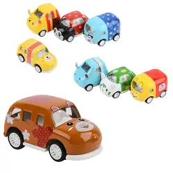 Дети 1: 64 сплав автомобильный прицеп литье под давлением модель Мультяшные милые игрушки автомобиль игрушка подарок
