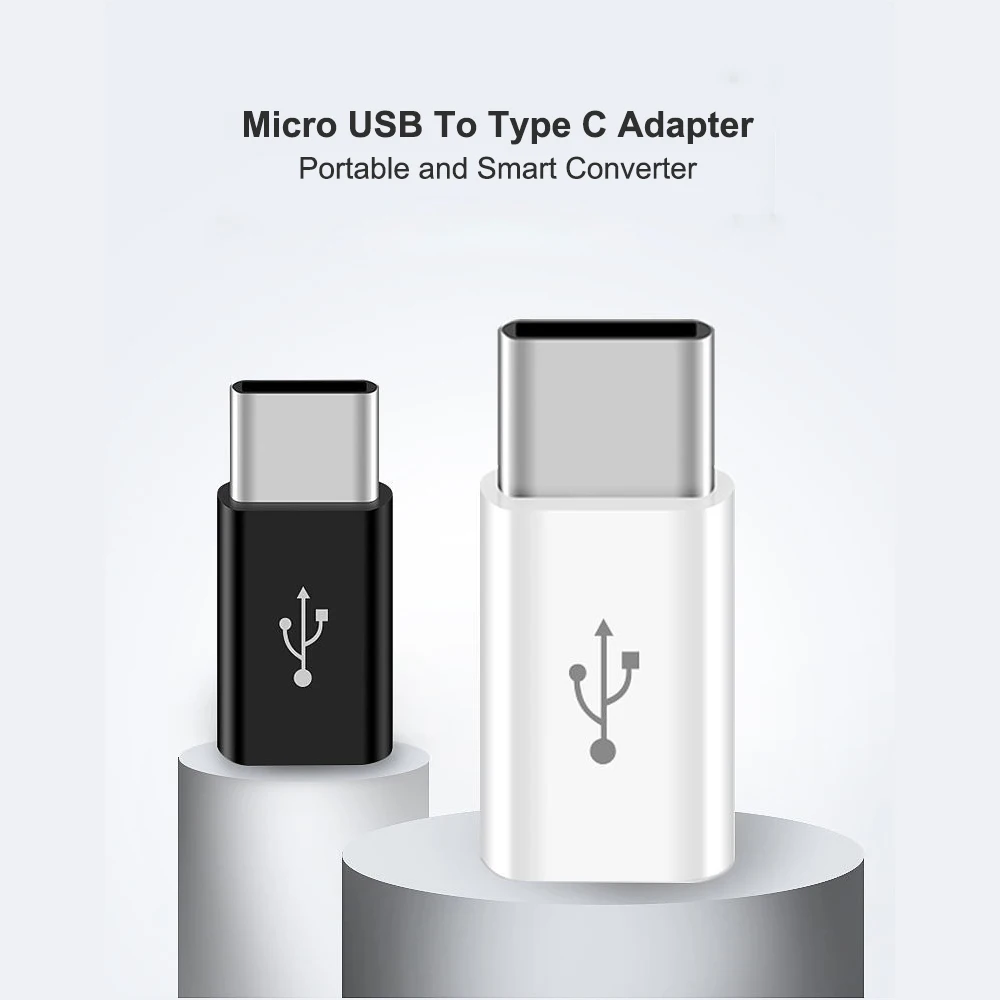 VOXLINK 5 шт микро Usb штекер type-c Micro Usb-type c конвертер адаптер для huawei Macbook Oneplus Xiaomi зарядное устройство