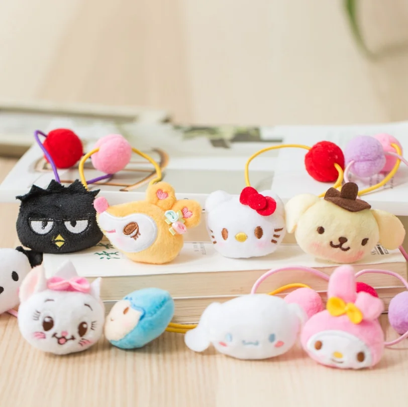

8models New Cute Little twin stars Melody Plush Doll Kids Hairband Headwear For Girls Gifts Decoration