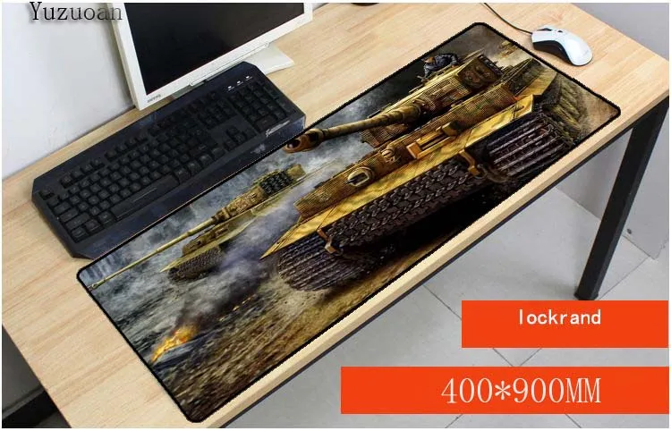 Yuzuoan 400*900*3 мм World of tanks большой коврик для мыши wot pad to мышь Notbook компьютерная игровая площадка мышь геймер клавиатура Коврик для мыши