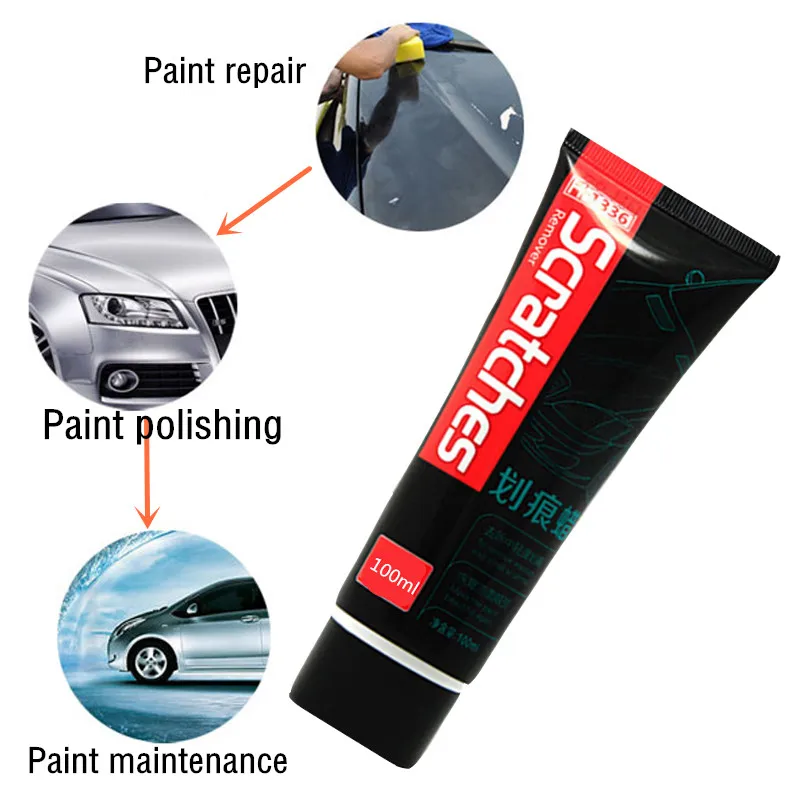Car Scratch remover Auto Body repair wax Paint Care anti-oxidation Polishing Grinding Compound three-in-one auto repair tool