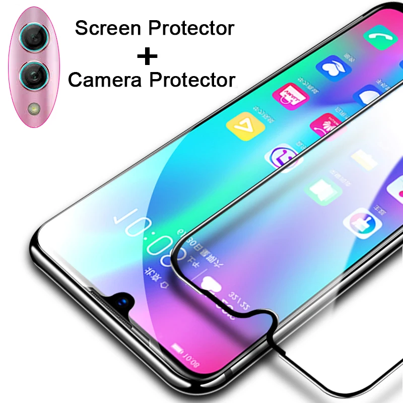 

2pcs/combo for Huawei Honor 10 Lite 6X honor10 honor6x 10lite protective tempered glass screen pelicula + camera Lens protector