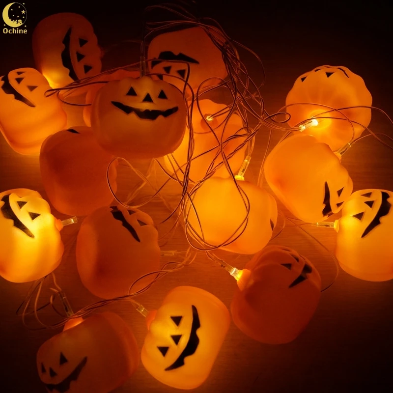 

Party Decoration 16PCS 3.5M LED Pumpkin Fairy String For Halloween Lighting Garden Party Battery-powered
