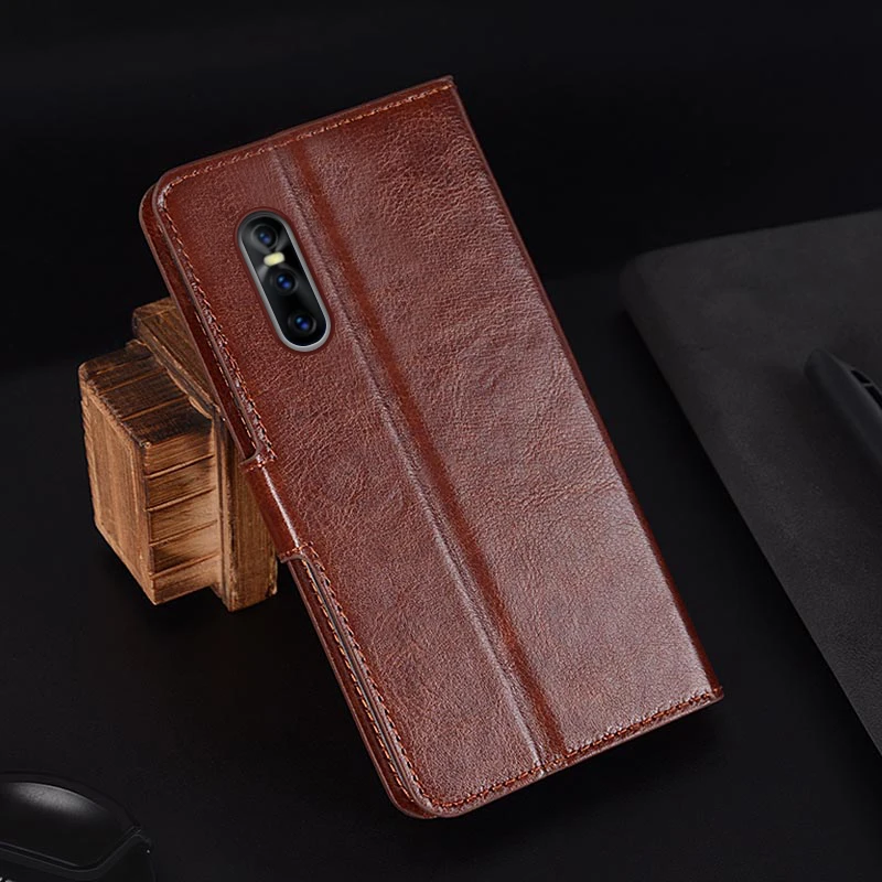 Wallet Case For Vivo V15 Pro Case Luxury Magnetic Flip PU Leather Case Photo Frame Card Holder Stand Cover for Vivo V15Pro Case