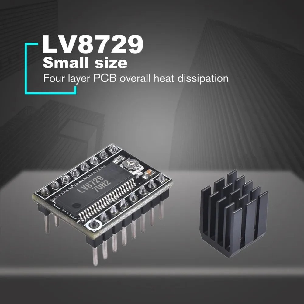 Драйвер шагового двигателя LV8729 тихий драйвер полный микрошаговый аксессуары для