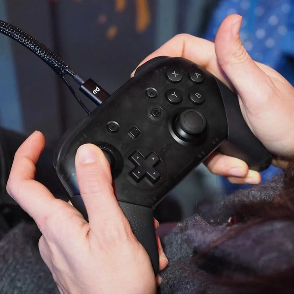 FREESHIPPING Bluetooth Wireless Pro Controller Gamepad Joypad Remote Joystick with One Key Wake-up Function for Nintend Switch