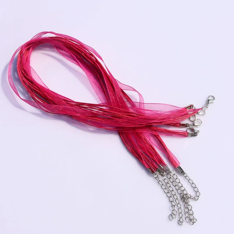 ribbon cord necklace  (26)