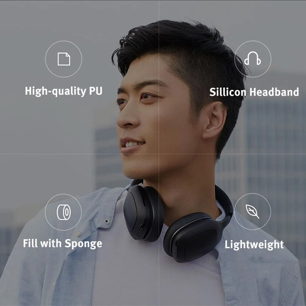 Xiaomi mi Bluetooth гарнитура с 40 мм Dyna mi c Driver складные беспроводные наушники для мобильных телефонов