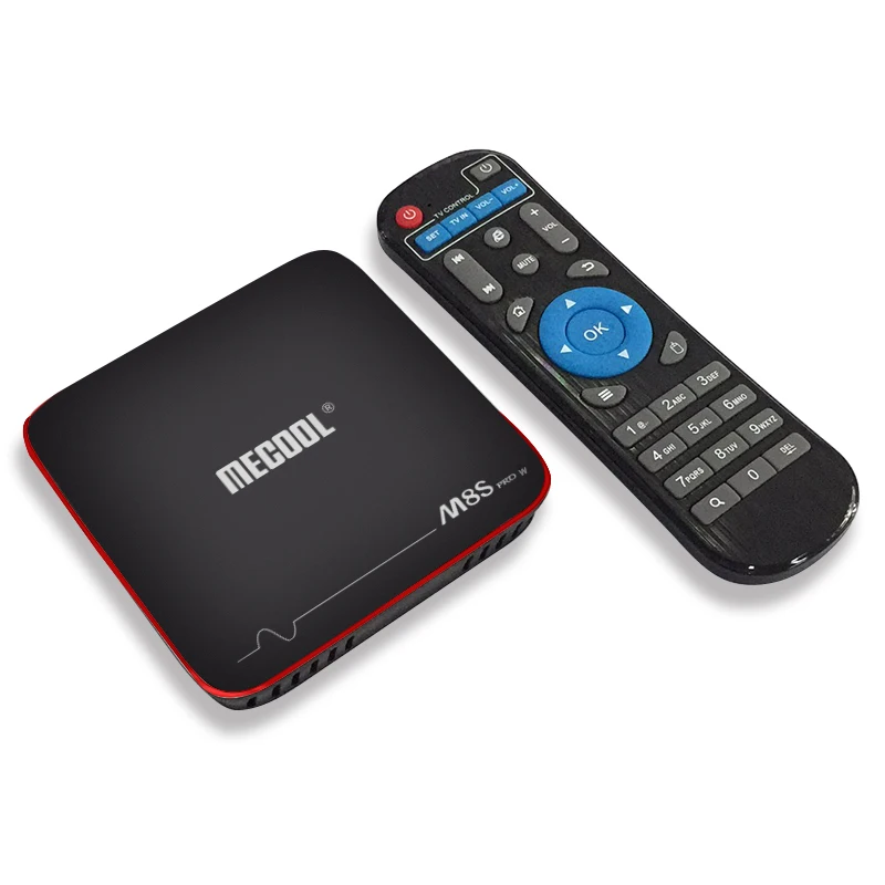 MECOOL M8S PRO W Amologic S905W Android 7.1 2gb+16gb memory smart tv box support i8 keyboard 2.4G WiF H.265 4K UHD media player