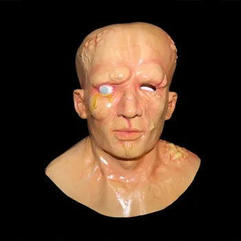

2018 Horrible disgusting halloween adult infected Human Mutant face Zombie Mask