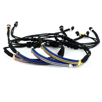 

Anil Arjandas CZ Cord Rope Macrame Braiding Bracelets for Men Gift New Arrive Fashion Style Men Bracelet Braided Anchor