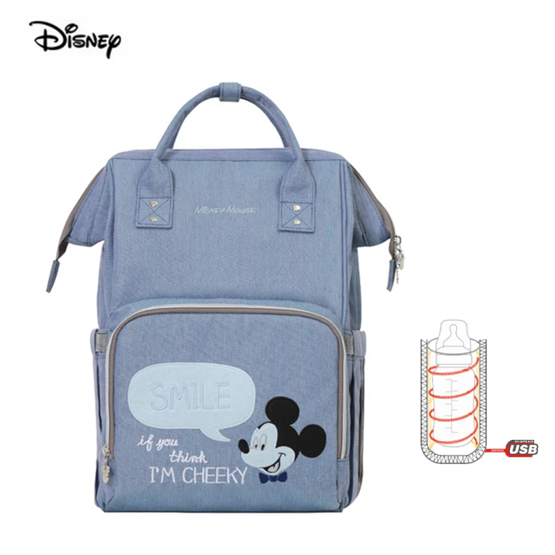 Многофункциональный рюкзак для подгузников Disney с Микки и Минни Маус