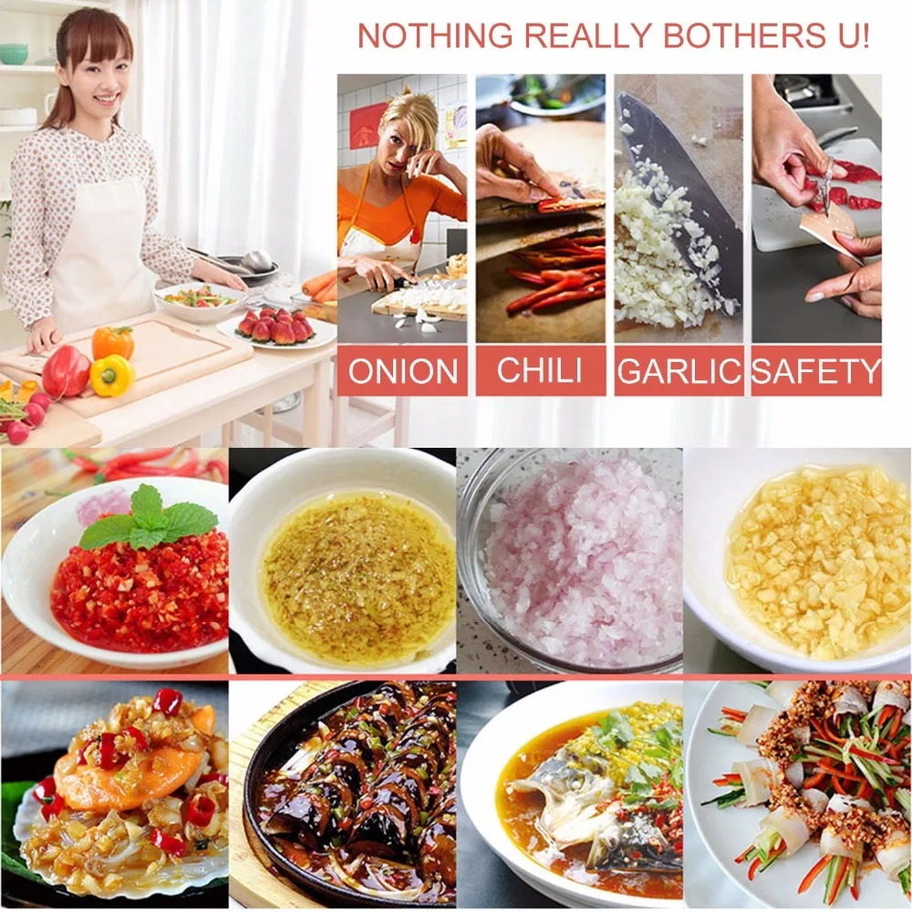 Stainless Steel Vegetable Chopper Fruit Chopper of Garlic Onion Slicer Dicer Cutter Kitchen Accessories Herbs and Spice Tools