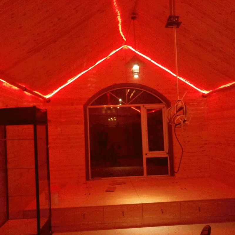RGB Светодиодная лента гибкий неоновый светильник s SMD5050 Водонепроницаемый AC220V-240V праздничный светильник вечерние Декор для гостиной домашний декор DIY Рождественский светильник