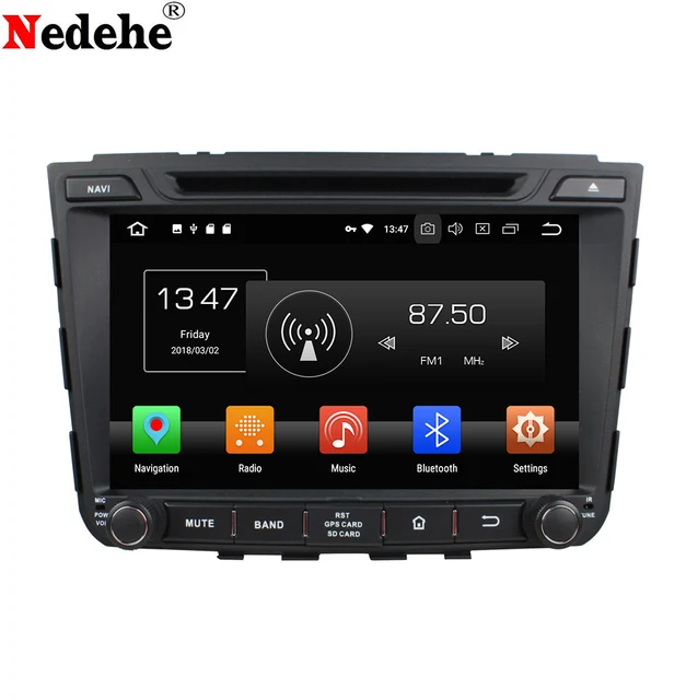 Octa core 4G RAM Android 8.0 Car DVD GPS For Hyundai ix25