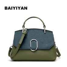 New arrival Genuine Leather paperclip buckle designed women handbag women’s clutch bag Women messenger bag shoulder bags