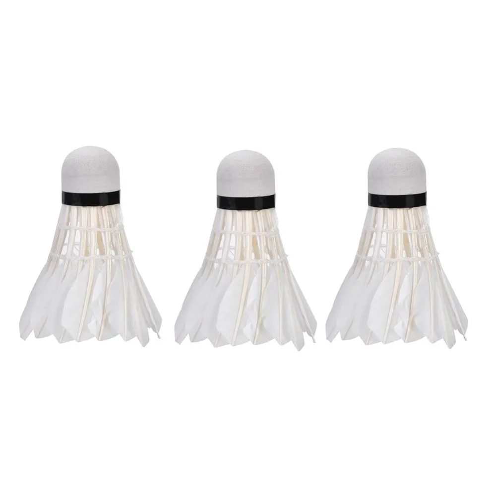 3Pcs Durable Badminton Shuttlecocks for Outdoor Indoor