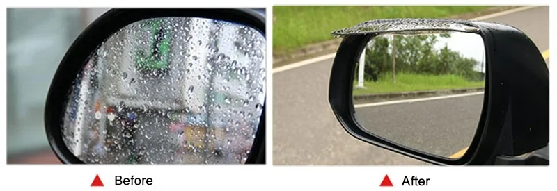 Автомобильный Стайлинг для Citroen C4, кактус, ПВХ, зеркало заднего вида, наклейка, уплотнитель, авто зеркало, защита от дождя, тенты, защита от дождя, бровей