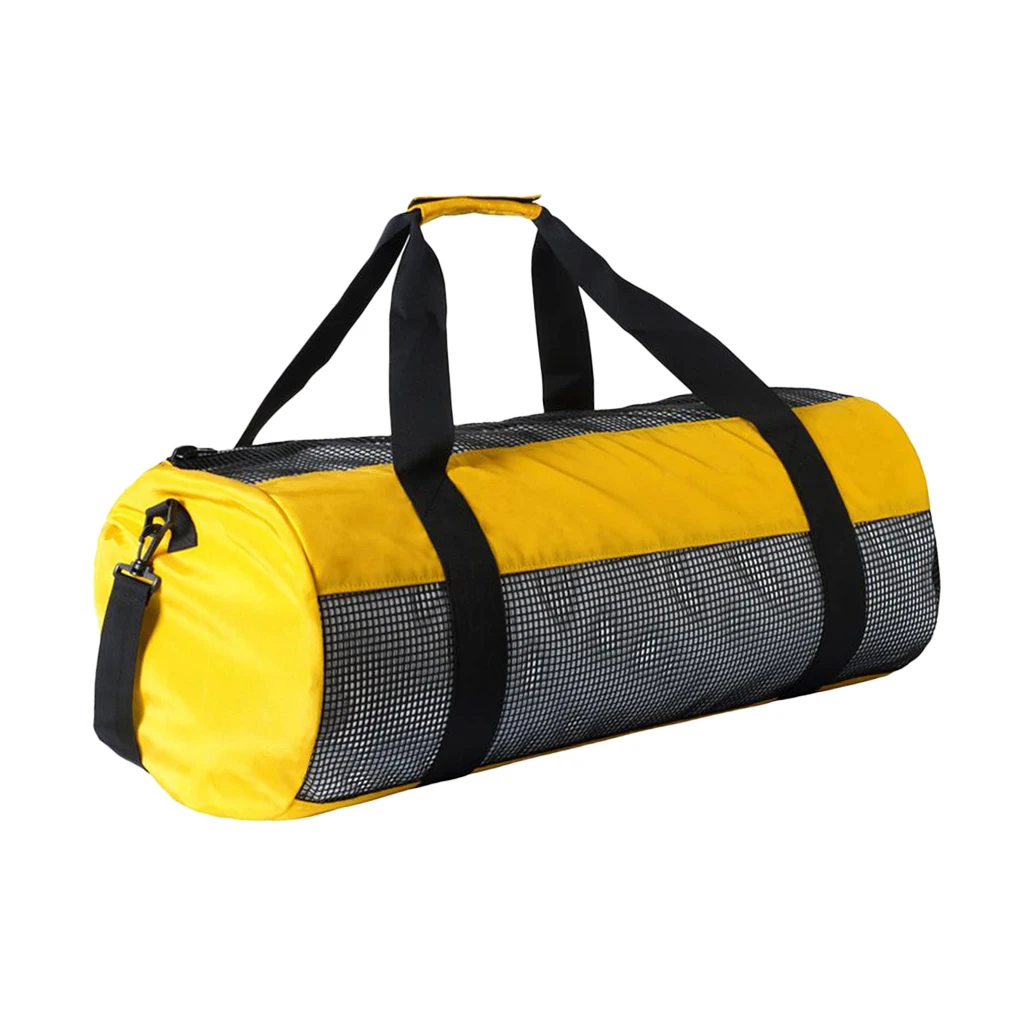 Heavy Duty Large Scuba Diving Snorkel Mesh Gear Bag Carry Holdall for Surfing Boating Camping Hiking Outdoor Tools Accessories