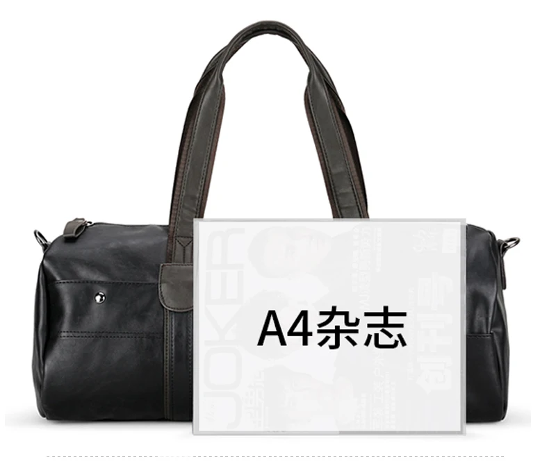 Мужская Дорожная сумка высокого качества, дорожная сумка Weekender, кожаная сумка для багажа, спортивная сумка большой вместимости, спортивные