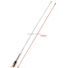 5 шт. 136-174 МГц FM антенна 150 м портативная рация телескопическая антенна 3dbi с Sma Мужская многофункциональная Складная антенна