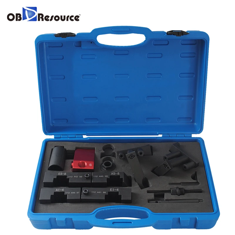 

OBDResource New Arrival Crankshaft Locking Tool VANOS Engine Timing Tool Kit Suitable For BMW M60 M62 M62TU For Land Rover