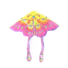 1 шт. 50 см Спорт на открытом воздухе бабочка воздушный змей Средний красочный складной воздушный змей отдых на открытом воздухе веселые спортивные детские игрушки