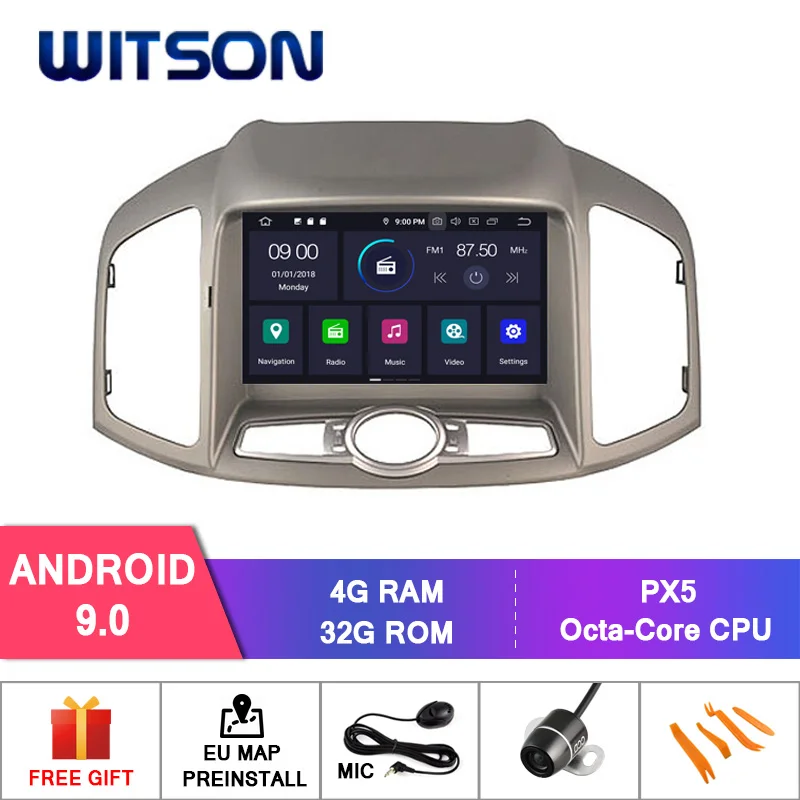 

WITSON Android 9.0 Octa core(eight core) PX5 CAR DVD player For CHEVROLET CAPTIVA 2012-2013 IPS GPS RADIO